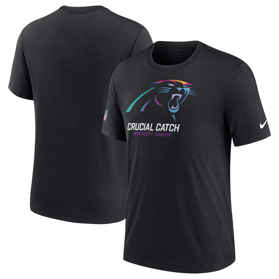 Men Carolina Panthers 2024 Nike NFL black T shirts